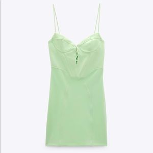 Zara Neon Balconette Dress